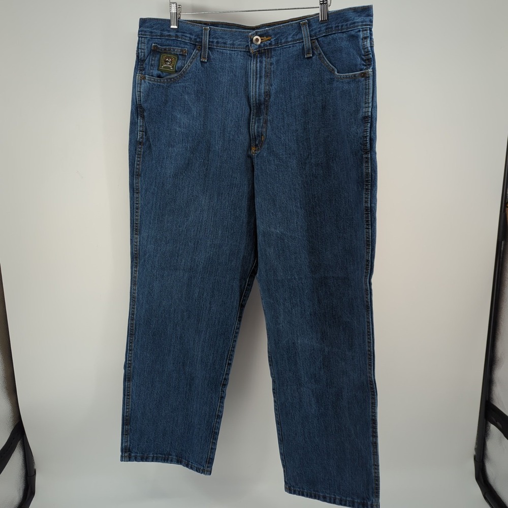 Cinch Green Label Jean Men's 40x30 Blue Denim Straight Leg Western MB90530002